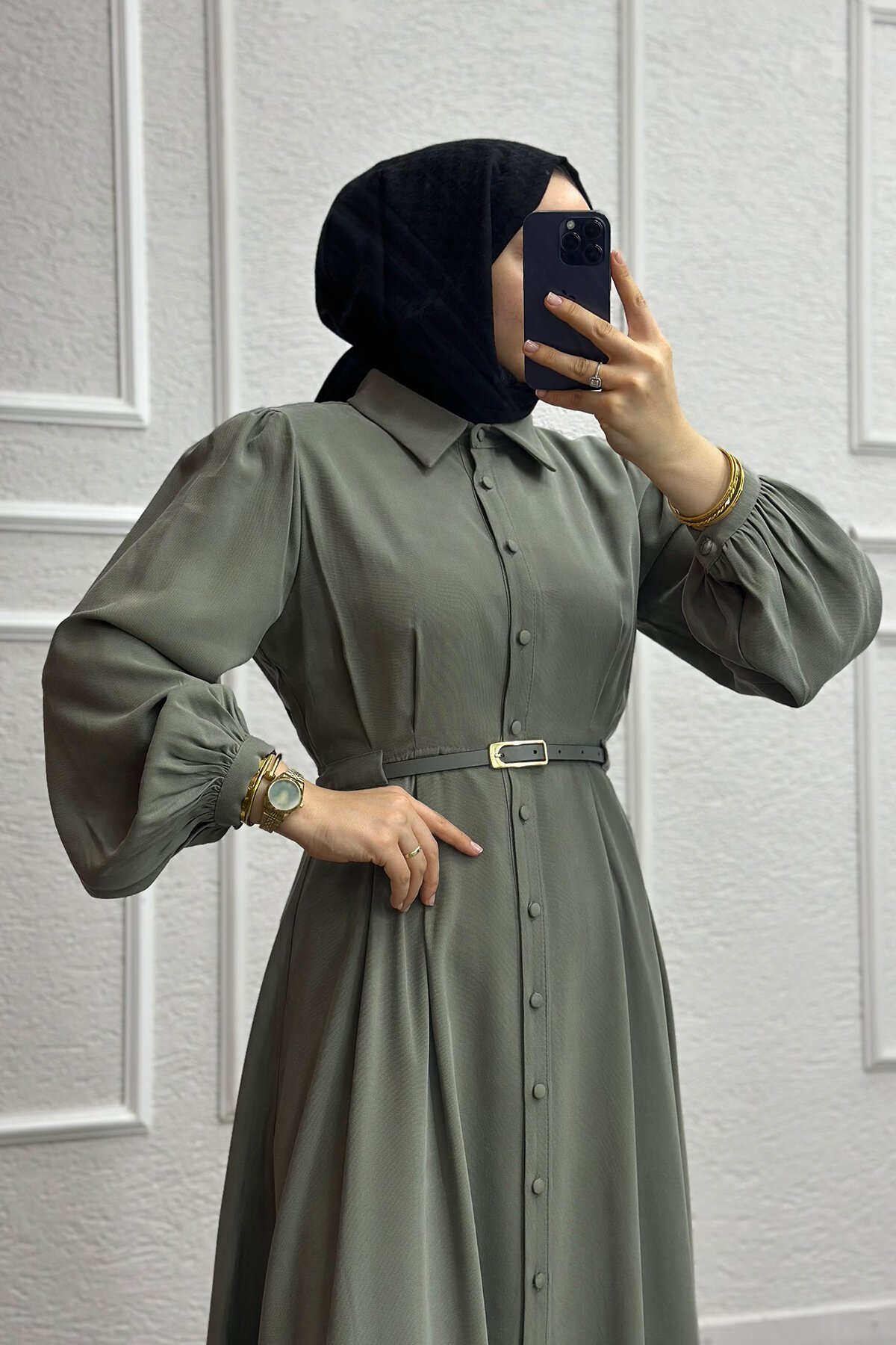 Çağla Yeşili Çalıkuşu Elbise