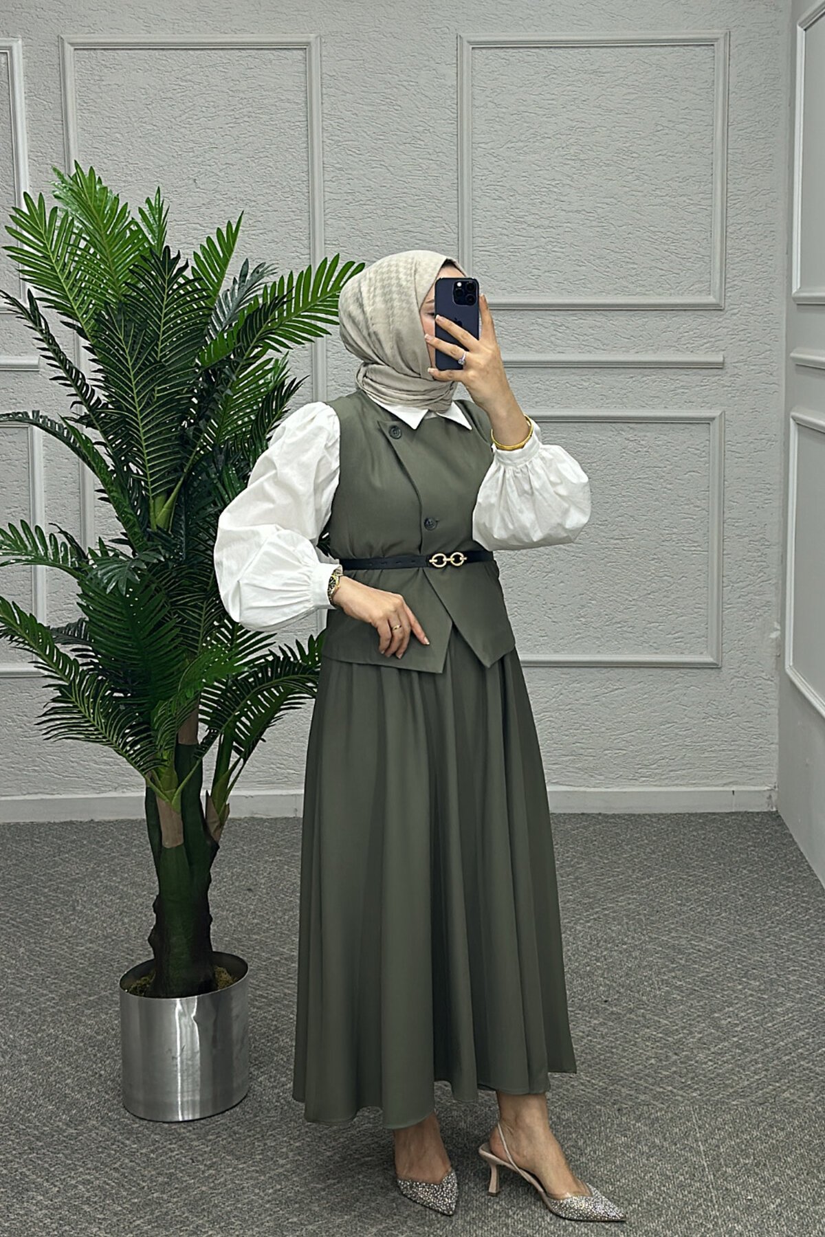 Elal Yeşil Etekli Takım