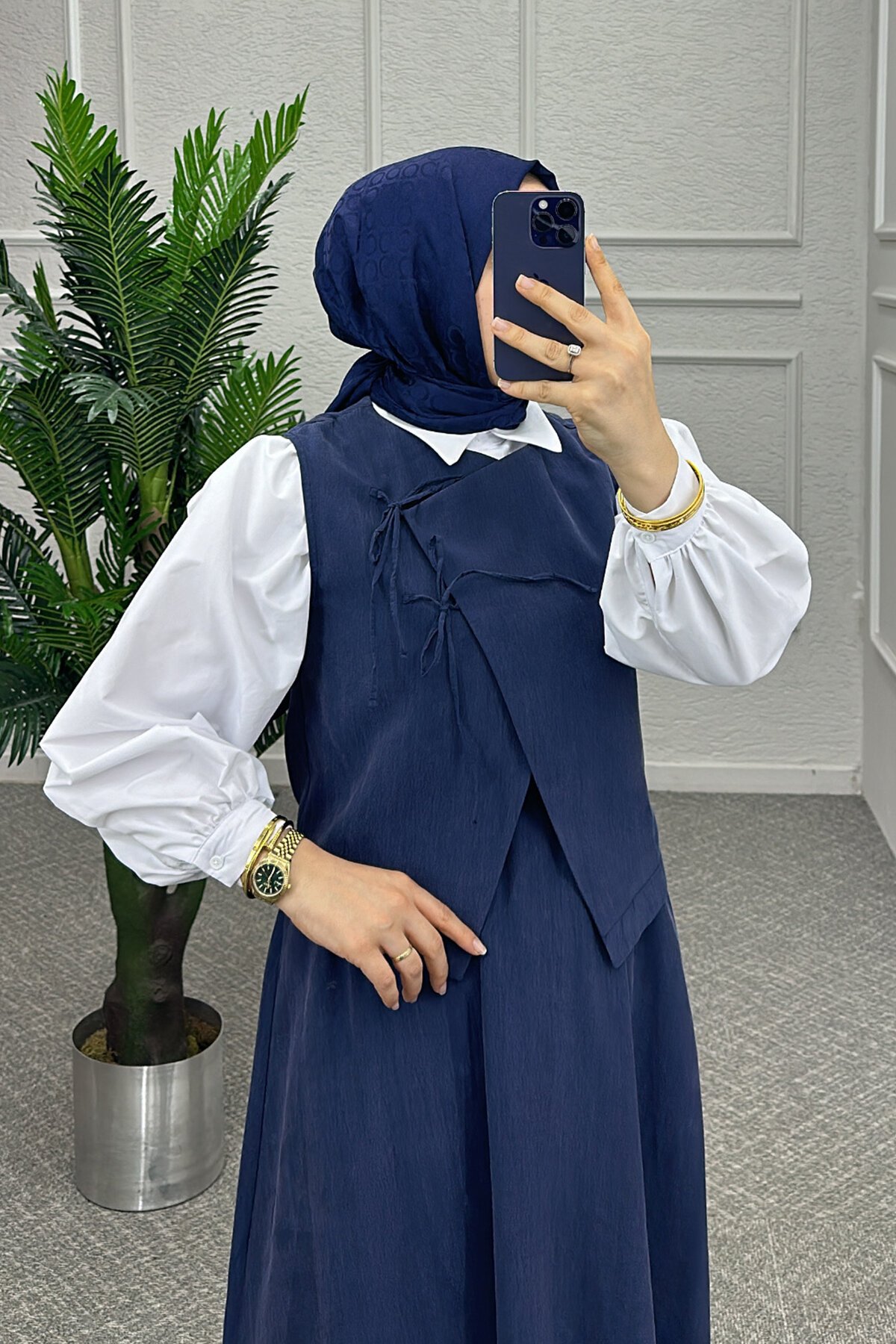 Lacivert Amel Etekli Takım