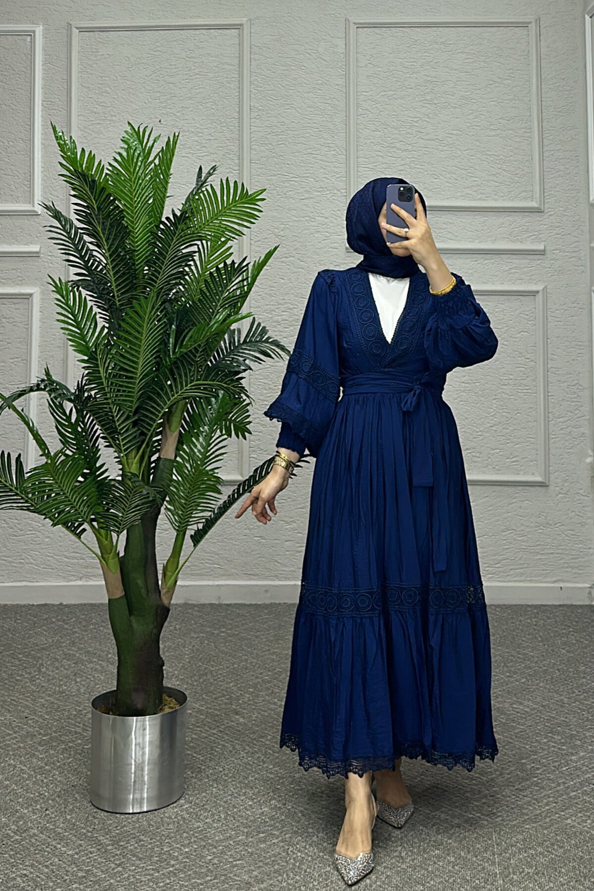 Lacivert Selly Etekli Takım