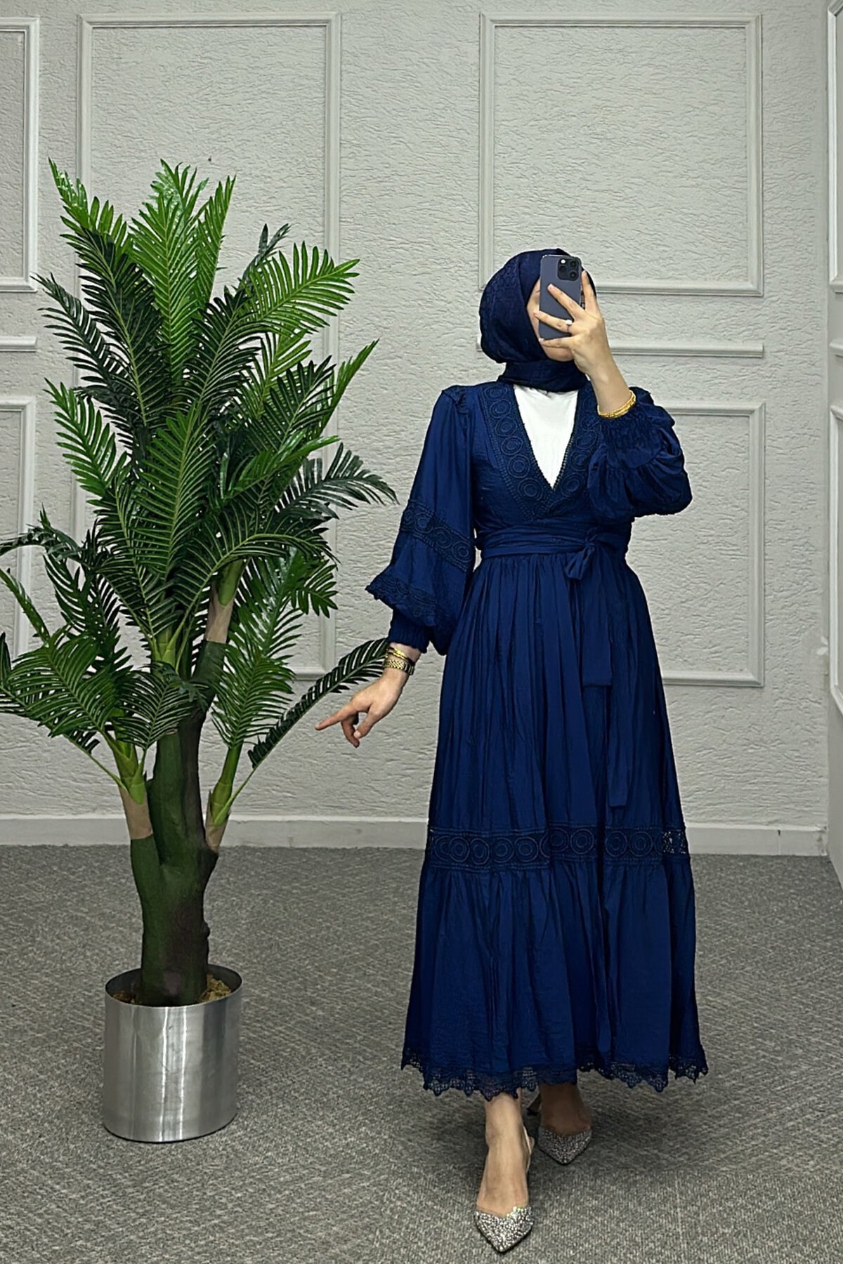 Lacivert Selly Etekli Takım