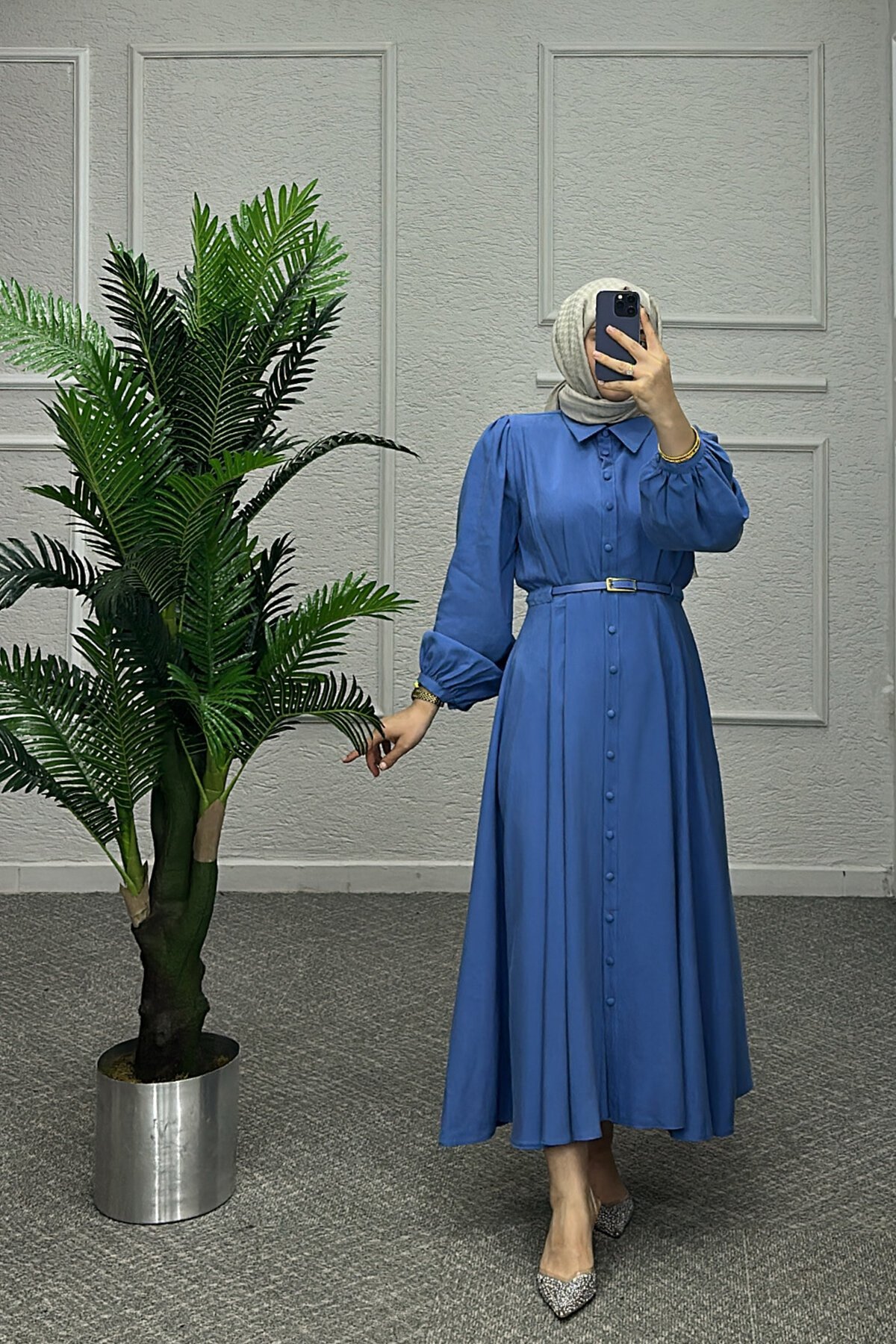 Mavi Çalıkuşu Elbise