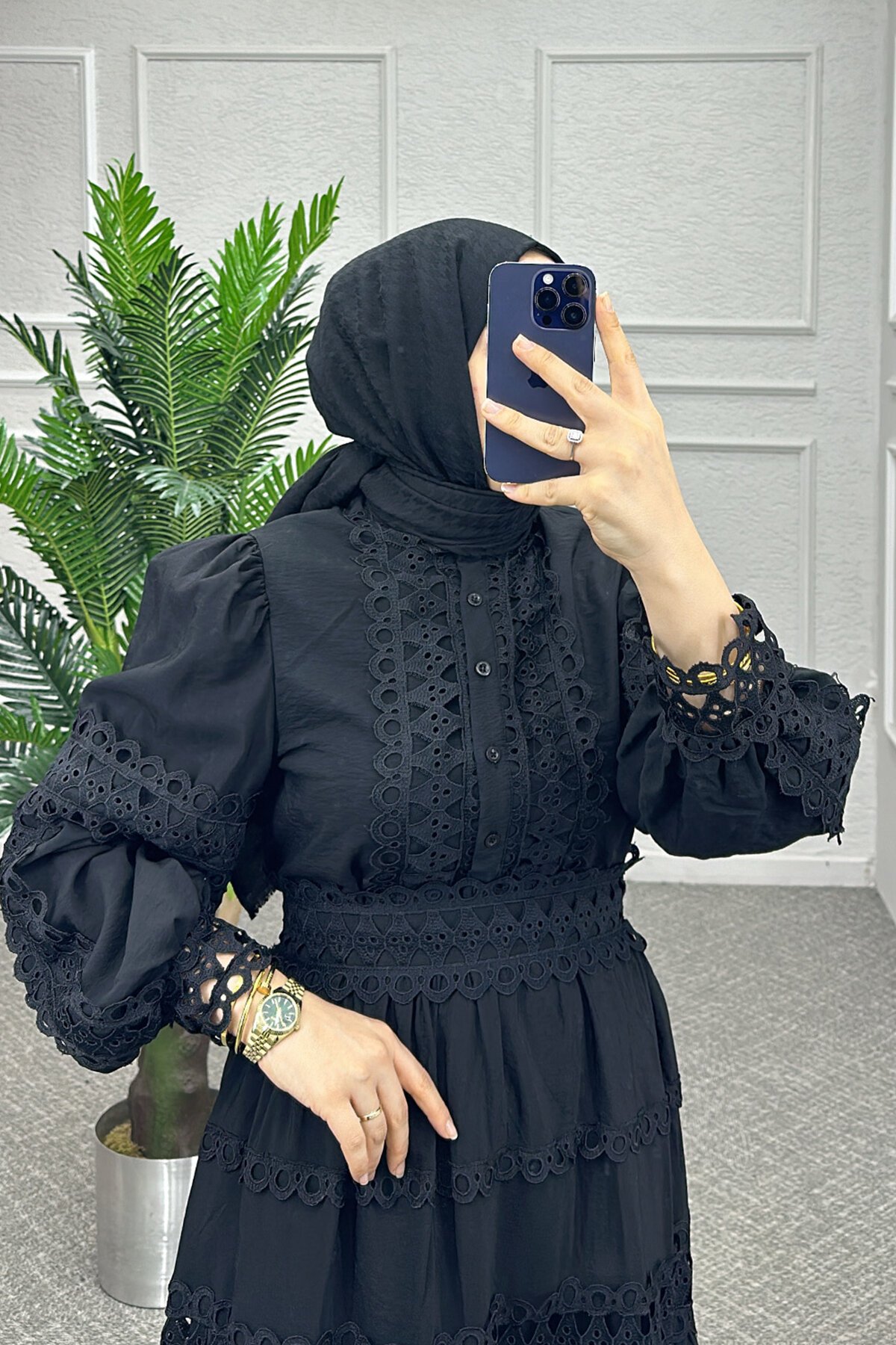 Siyah Selly Etekli Takım