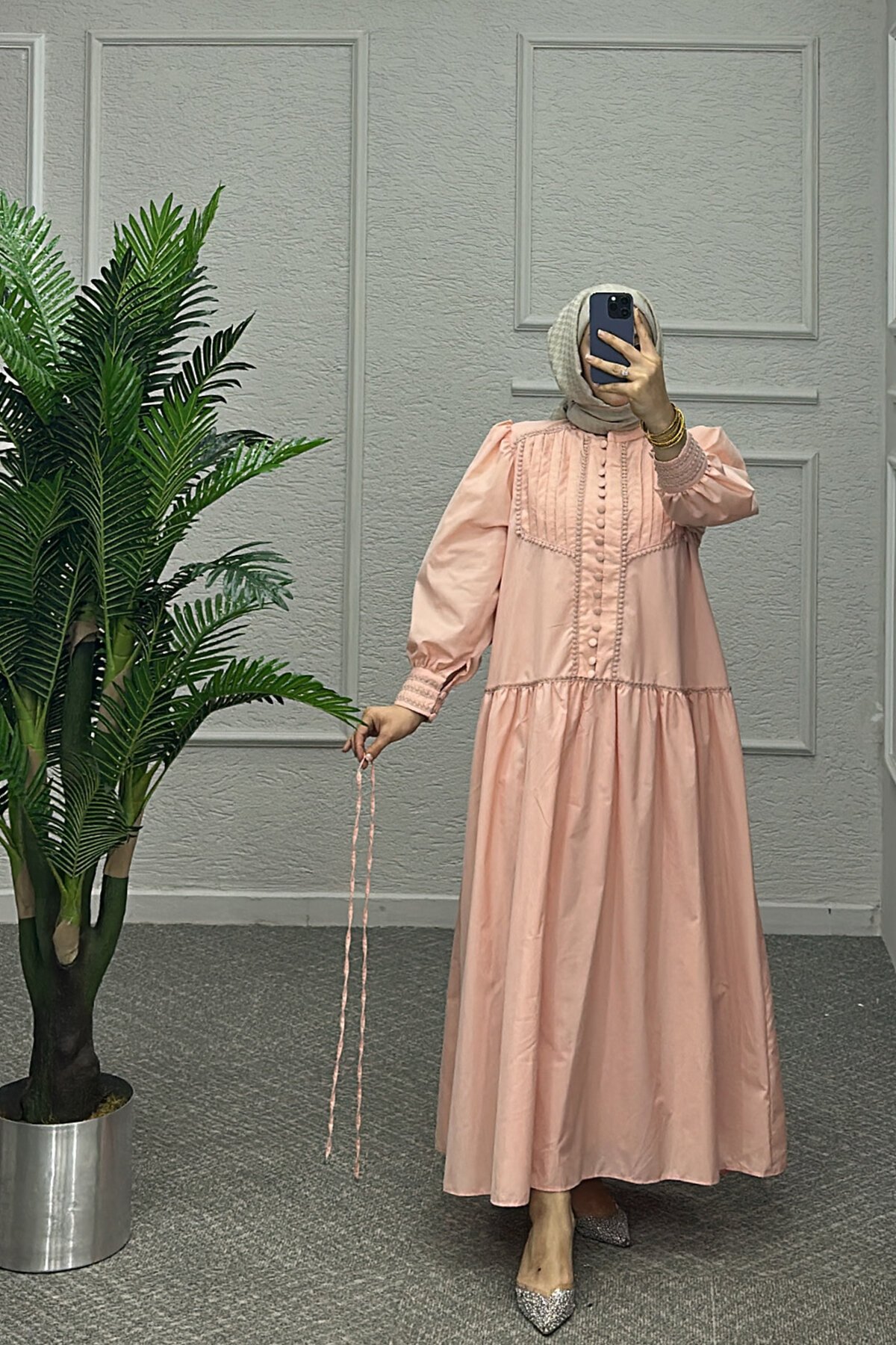 Yavru Ağzı Victoria Elbise