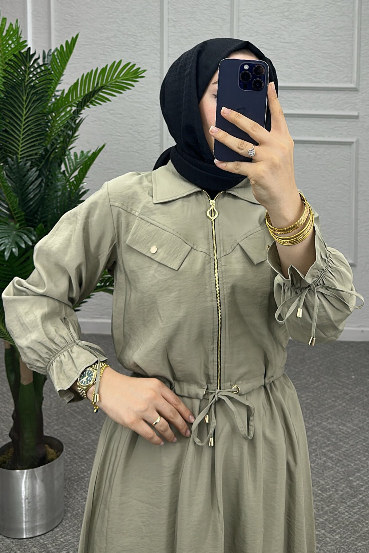 Yeşil Orien Etekli Takım