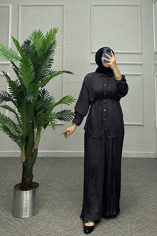 Patlıcan Moru Elegan Takım