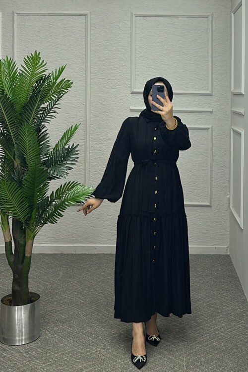 Siyah Mısra Elbise