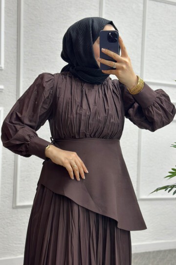 Kahve Vera Elbise